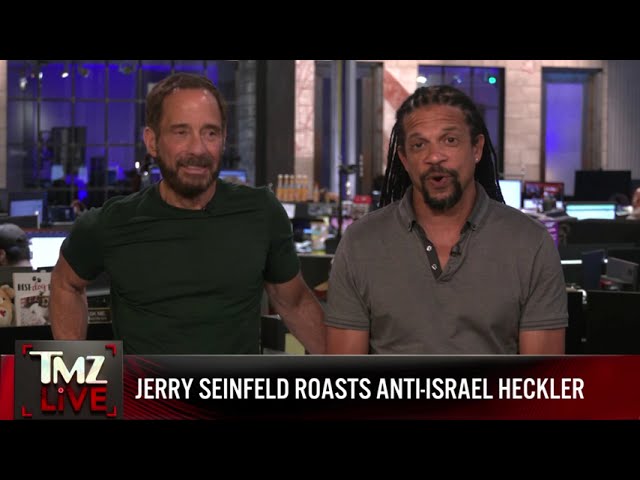 TMZ: Jerry Seinfeld Roasts Anti-Israel Heckler 6/18/24