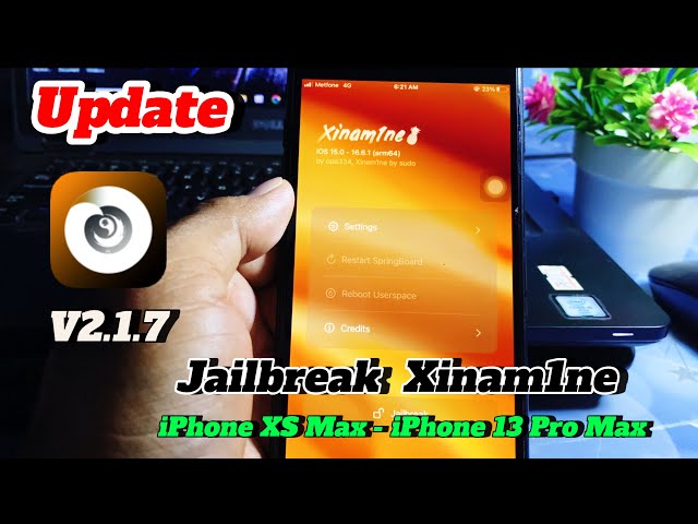 UPDATE Xinam1ne v2.1.7 OUT NOW | Working iPhone XS Max - iPhone 13 Pro Max | iOS 16.6.1 - 15.0