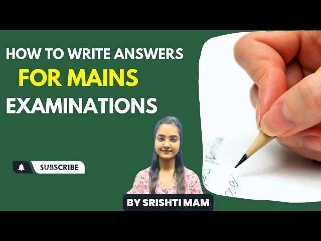Copy of HOW TO WRITE ANSWERS IN MAINS EXAMINATION | JUDICIARY | BY SRISHTI MAM