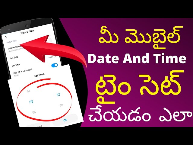 How To Set Date And Time On Mobile In Telugu|Set Date&Time Android In Telugu 2021|Mj Kishore