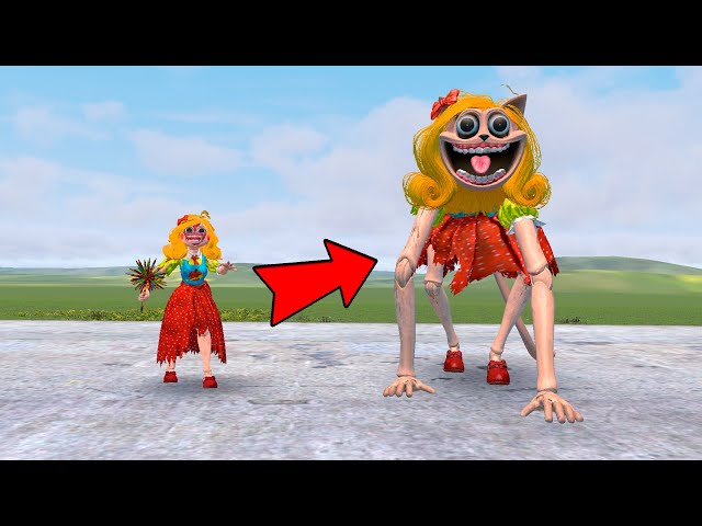 CatNap Girl But Walk On 2 LEGS?! Poppy Playtime Chapter 3 Animation In Garry's Mod!