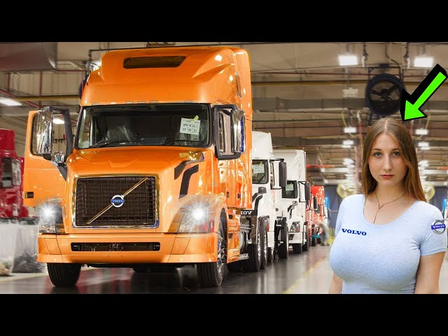 Volvo Trucks Factory🚛2024: USA Assembly🚧American truck Production line [Manufacturing process]