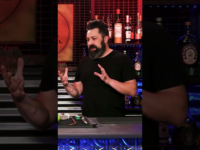Bartender makes a mind-blowing bourbon cocktail