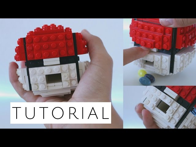 How to Build a LEGO Pokemon Pokeball Candy Machine!