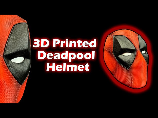 Deadpool Helmet 3D Print | Deadpool and Wolverine