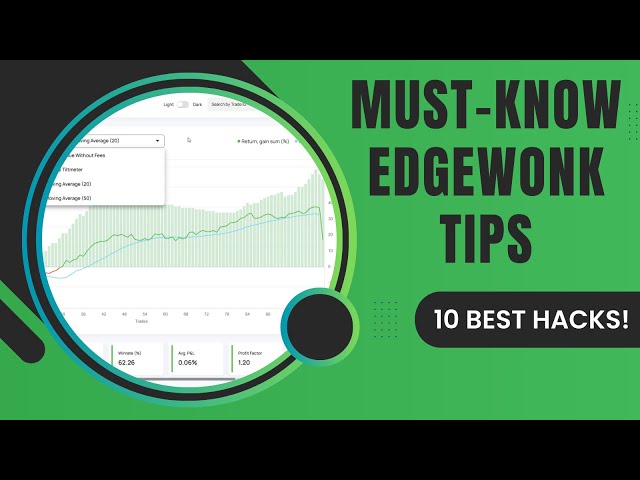 10 Best Edgewonk Tips You MUST KNOW