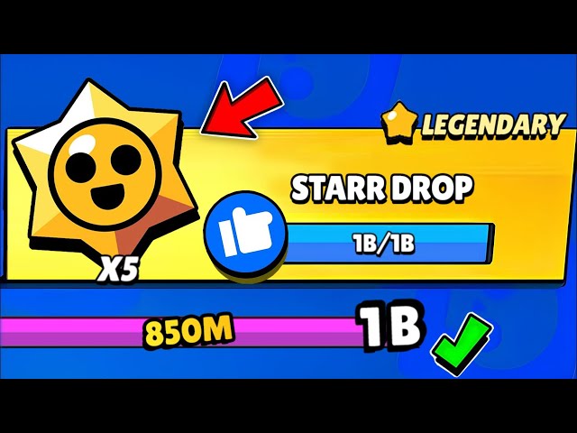 LEGENDARY STARR DROP GIFTS!!!!🎁🎁🎁- brawl Stars rewards