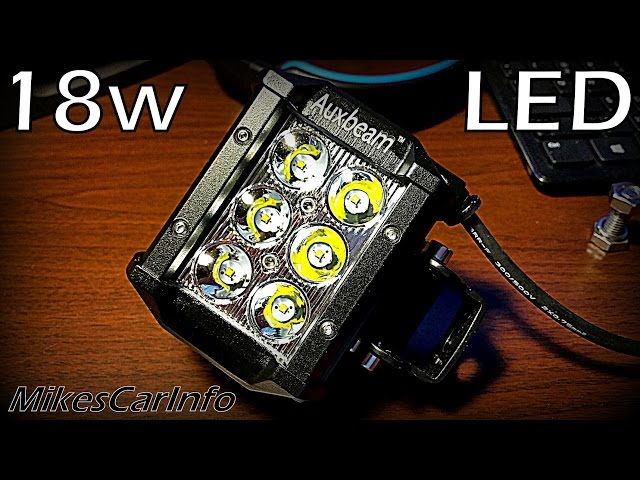 👉 Best Review of Auxbeam 18w Off Road LED Light.. with Torture Test!