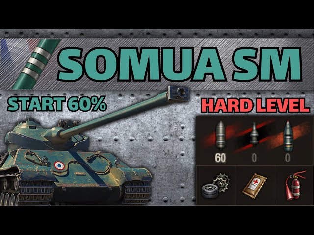 WoT Gameplay - Somua SM ● 3 Marks of Excellence ● (Start 60%)