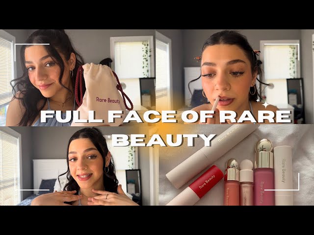 FULL FACE OF RARE BEAUTY MAKEUP ♡ | product reviews