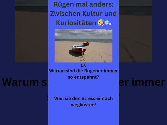 😂 Rügen-Insider: 30 Schmunzler, die dein Strandtuch zum Flattern bringen! 🏖️🌬️