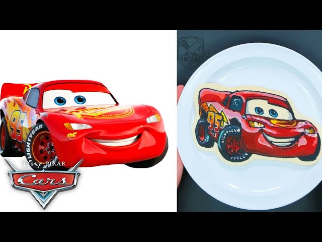 How To Make a Lightning McQueen Pancake | Dancakes | Pixar Cars