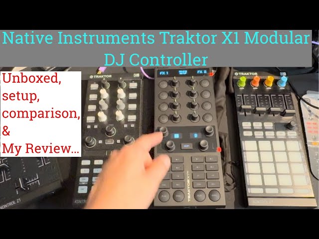 Traktor X1 MK3  DJ Controller .. Unboxing, setup, comparison, & My Review.
