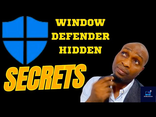 WINDOW DEFENDER | SECRET SETTING FOR BEST PROTECTION