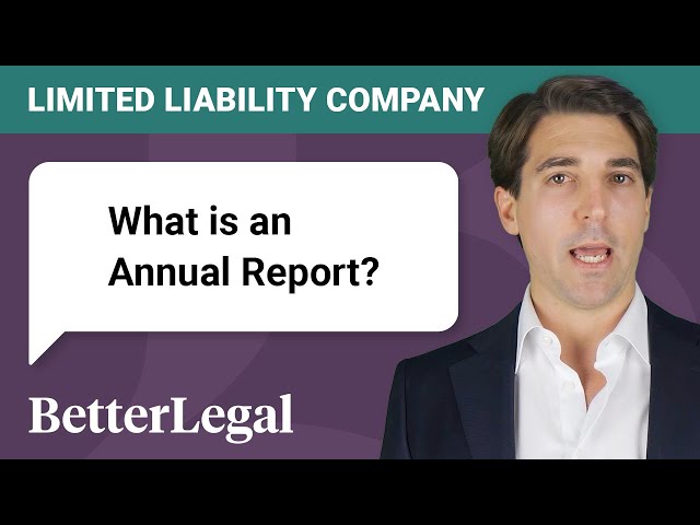 What is Annual Report for a Limited Liability Company?