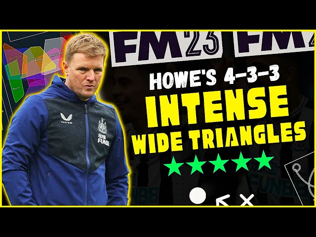 FM23 Tactics | Eddie Howe's INTENSE 4-3-3 | OVERPERFORMING Newcastle United Tactic