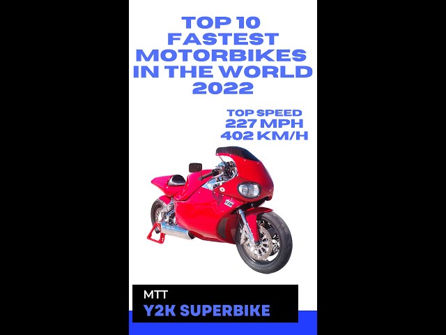 No 2 - MTT Y2K SUPERBIKE - Top 10 Fastest Bikes In The World 2022 #worldtop10 #Short