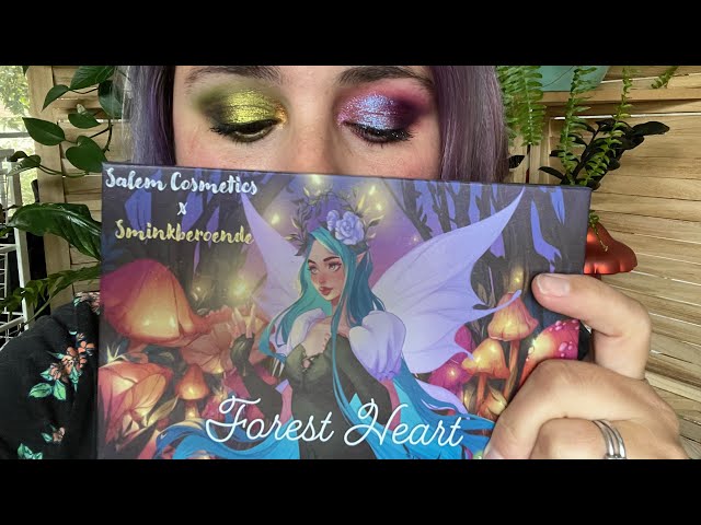 Two looks with the new SalemCosmetics X SminkBeroende Forest Heart palette ✨