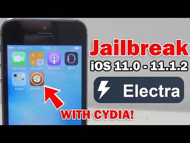 How to Jailbreak iOS 11.0 - 11.1.2 Using Electra & Install Cydia on iPhone, iPod touch or iPad