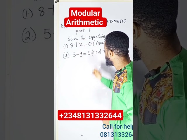 Modular Arithmetic. #education #modular #módulos #math #youtubeshorts #mathtrick #igcse #math
