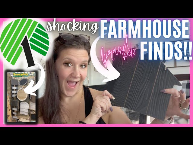 YOU WILL NOT BELIEVE THESE AMAZING FARMHOUSE DECOR FINDS FROM DOLLAR TREE🤯