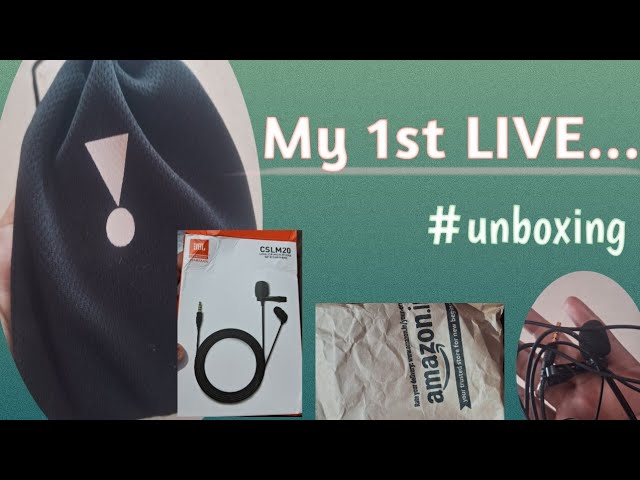 Let's Open My Parcel #unboxing a gadget 🥳 #My 1st Live 😉