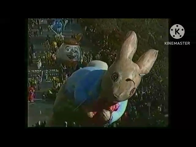 Macy's Thanksgiving day parade 1997 balloons CBS and NBC (part 1)