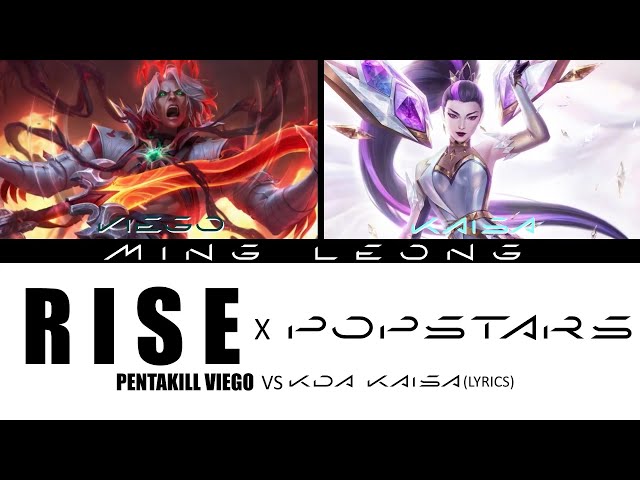 Pentakill VS K DA - RISE X POP STARS Mashup ft. TELLE & Jaira Burns (OT2 + Lyrics)