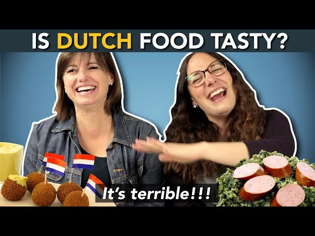 DUTCH CUISINE!? ...what do foreigners think about DUTCH FOOD?