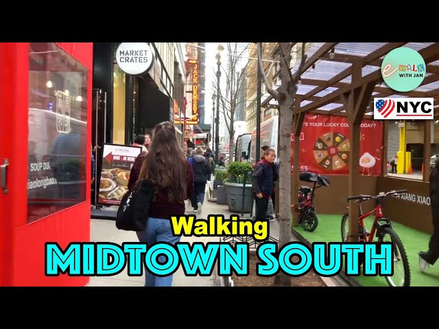 💖 NYC Spring Walk [HD]: Walking Midtown South via 33rd Street, 7th Avenue and 34th Street