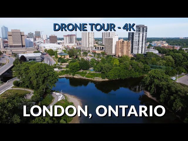 London, Ontario Aerial Delight in 4K | DJI Mini 2 Skyline Adventure 🌇🚁