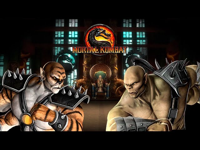 Mortal Kombat 9 - Tag Ladder Kintaro and Goro