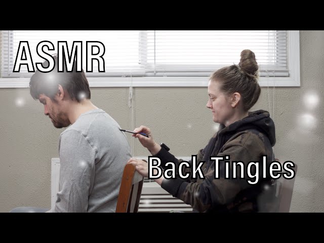 Bored in Class~Girl Behind you Scratches your back~ASMR~No Talking