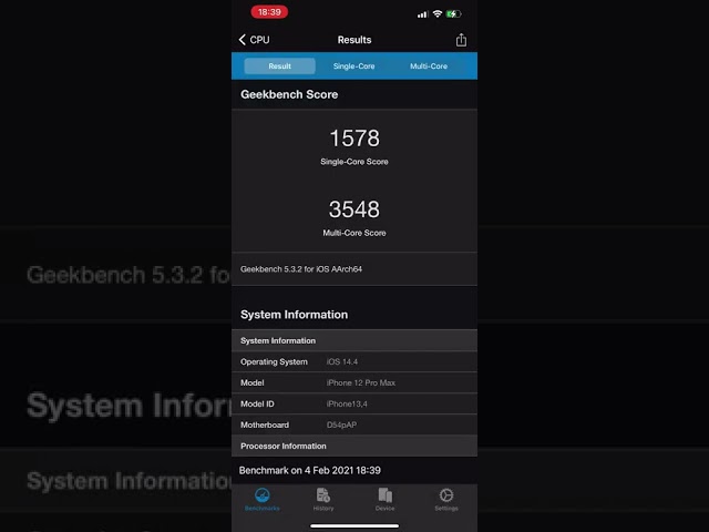 How to Benchmark iPhone 12 Pro Max Geekbench 5 For iOS (2022)