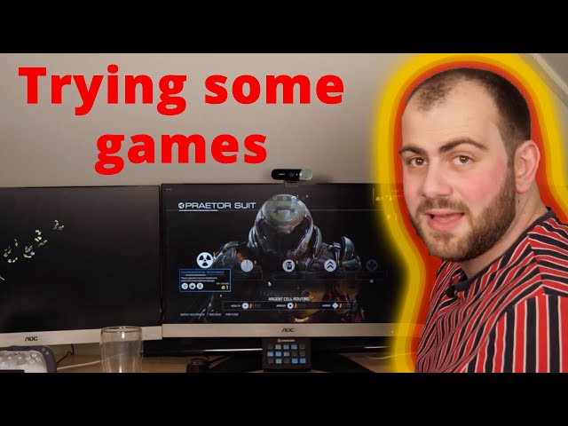 I tried some games on the Aldi Gaming PC...