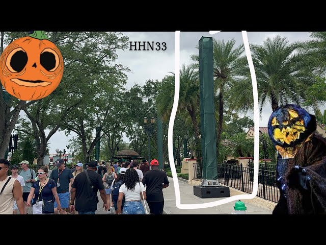 Back At Universal Orlando! HHN 33 construction update Epic universe preview center and More!