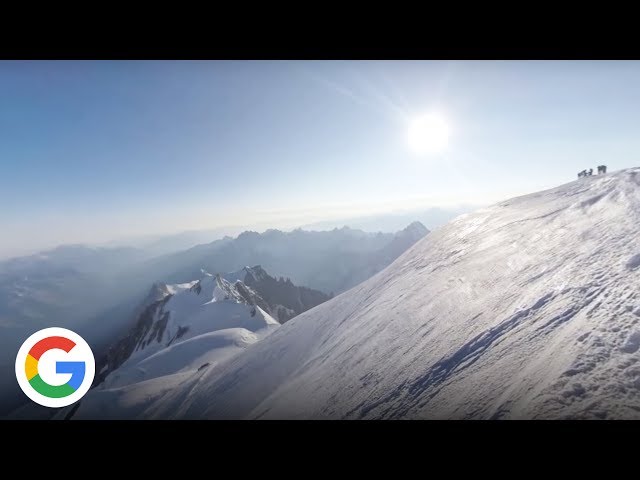 Vivez les 100 derniers mètres jusqu'au sommet du Mont Blanc - Google France