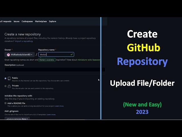 How to create Repository in GitHub and upload File/Folder. (New and Easy Method)