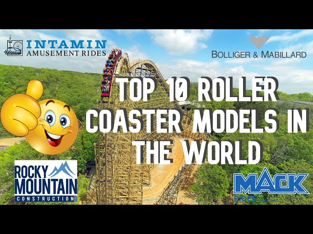 Ranking the Top 10 BEST Roller Coaster Models in the World (250 Subscriber Special)