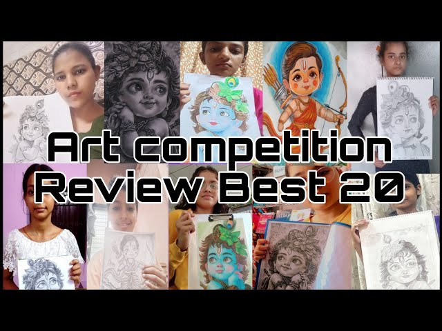 Art competition Review / Best 20 Drawing Art Works /#sushildrawingacademy