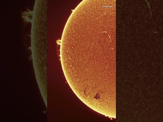 Caught on Cam: Detailed view of the SUN