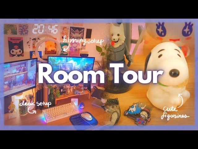 2024 Nostalgiacore Cozy Room Tour! 🌸✨ Game Collection + WFH Setup