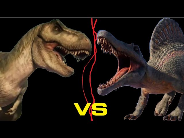 T-REX vs BUG SPINO?!! | #jurassicworldevolution2 | #gaming#dinosaur#fight#trex#spinosaurus#bug#error