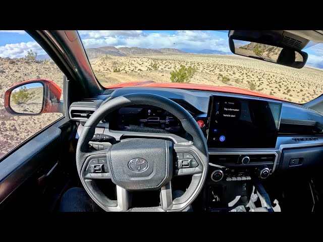 2024 Tacoma TRD Off Road in the Desert - POV Driving Impressions