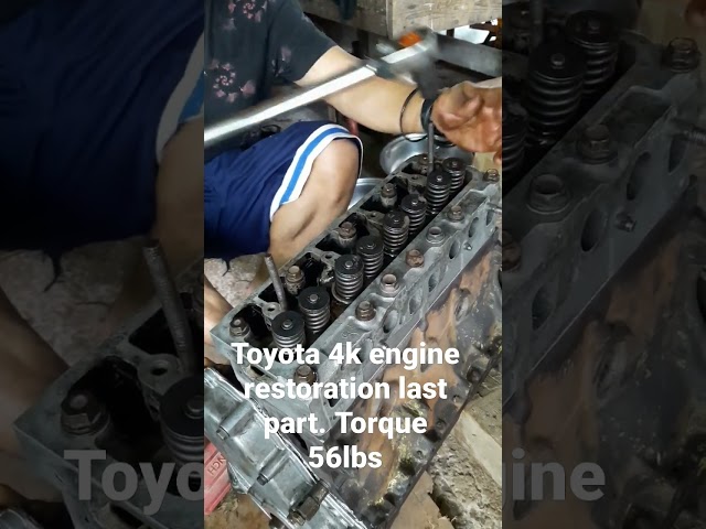toyota 4k engine restoration