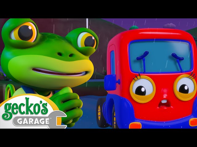 Baby Truck Storm Rescue  | Gecko's Garage | Rob the Robot & Friends - Funny Kids TV