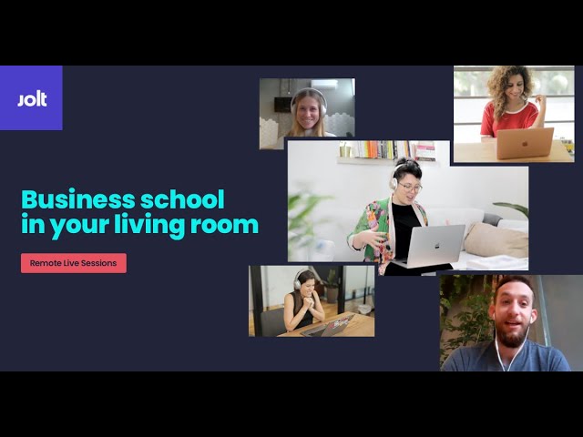 Business school connecting you to like-minded professionals – Jolt