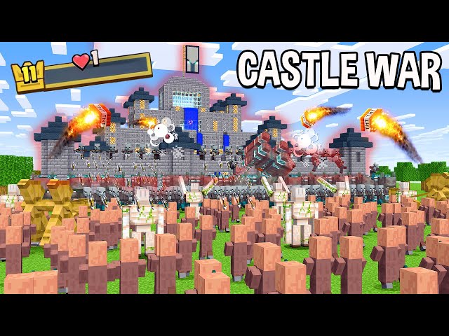 Villagers Vs Pillager Life Castle War - Minecraft Animation Movie