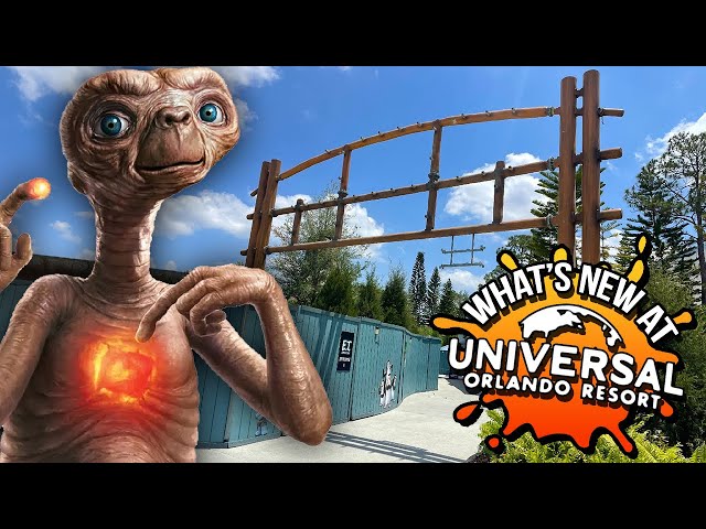 What’s New at Universal Orlando - Epic Universe merch, new E.T. Adventure sign, and more updates