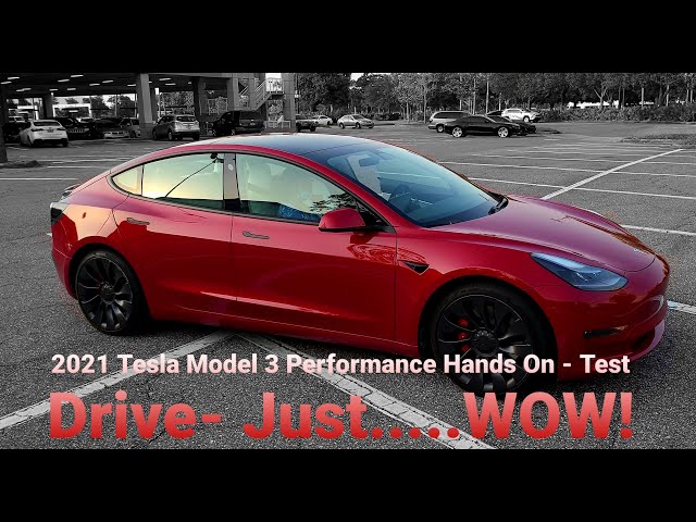 Hold On To Your Seat! - 2021 Tesla Model 3 Performance Hands On - Test Drive! - Just.... WOW!
